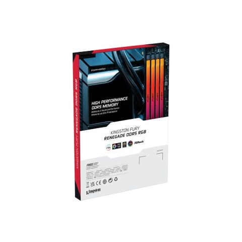 Модуль памяти для компьютера DDR5 48GB 6000 MHz Renegade RGB XMP Kingston Fury (ex.HyperX) (KF560C32RSA-48) - Нулевой остаток (Feed)  - Нулевой остаток (Feed) 