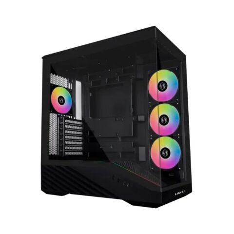 Корпус для ПК Lian Li V100R case with pre-installed four 120mm RGB PWM fan, Black (G99.V100RX.01) - Нулевой остаток (Feed)  - Нулевой остаток (Feed) 