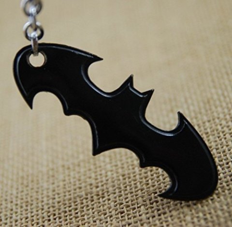 Брелок Batman bat double Logo Metal Keychain -   -