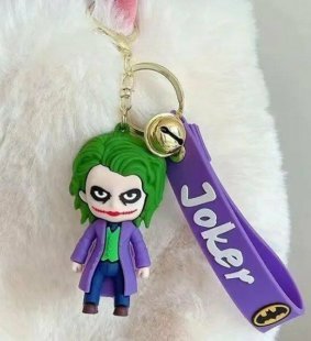 Брелок подвеска на рюкзак DC Super Hero Joker 3D Keychain Backpack Джокер