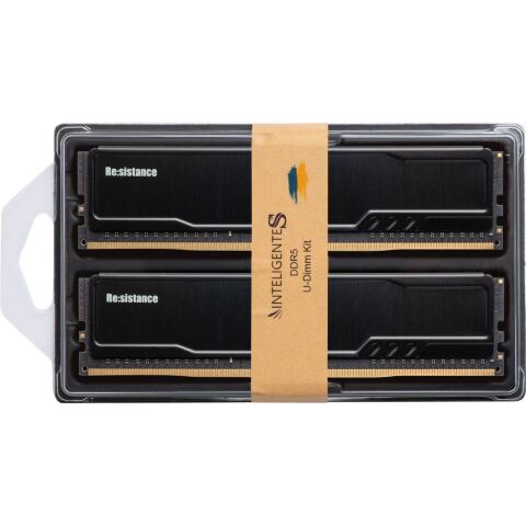 Модуль памяти для компьютера DDR5 32GB (2x16GB) 5600 MHz CL46 1.1V Resistance INTELIGENTES (IR5CIJ2/32) - Нулевой остаток (Feed)  - Нулевой остаток (Feed) 