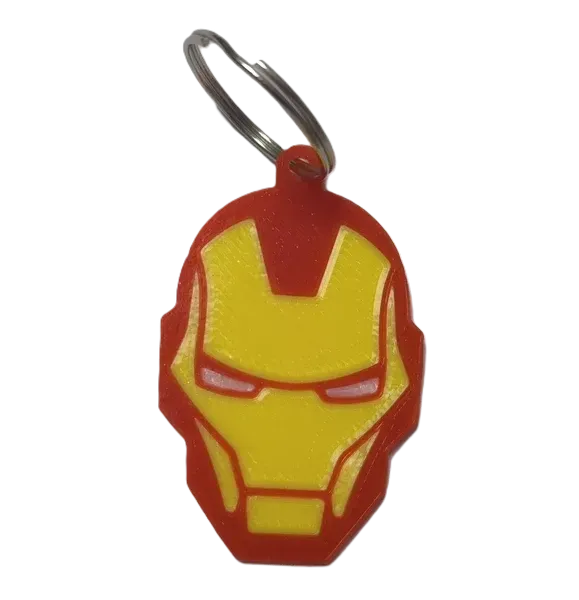 Брелок Marvel Iron-man Keychain Залізна Людина ABS пластик 5 см. №1