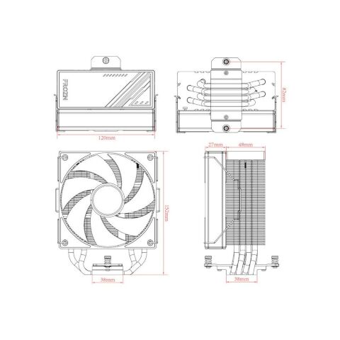Кулер для процессора ID-Cooling Frozn A410 ARGB (FROZN A410 ARGB) - Кулеры к процессорам - Кулеры к процессорам