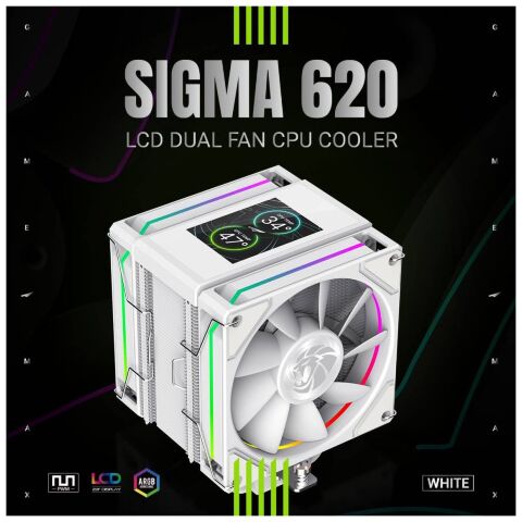 Кулер для процессора Gamemax SIGMA 620 WH - Нулевой остаток (Feed)  - Нулевой остаток (Feed) 