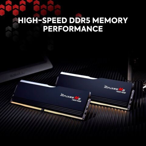 Модуль памяти для компьютера DDR5 32GB (2x16GB) 6000 MHz Ripjaws M5 Neo RGB Matte White G.Skill (F5-6000J3636F16GX2-RM5NRW) - Модули памяти для компьютера - Модули памяти для компьютера