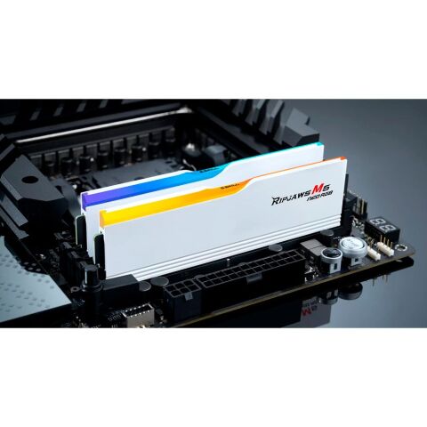 Модуль памяти для компьютера DDR5 32GB (2x16GB) 6000 MHz Ripjaws M5 Neo RGB Matte White G.Skill (F5-6000J3636F16GX2-RM5NRW) - Модули памяти для компьютера - Модули памяти для компьютера