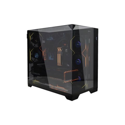 Корпус Lian Li O11 VISION Compact, Black (G99.O11VPX.00) - Нулевой остаток (Feed)  - Нулевой остаток (Feed) 