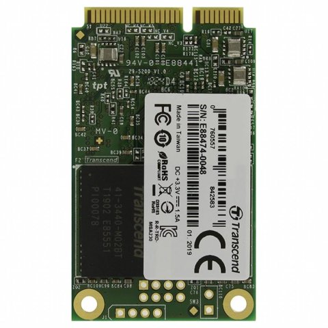 Накопитель SSD mSATA 64GB Transcend (TS64GMSA230S) - Внутренние SSD  - Внутренние SSD
