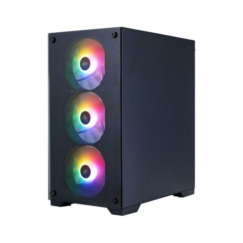 Корпус для ПК 1stPlayer X2-M-BK-4F7 - Нулевой остаток (Feed)  - Нулевой остаток (Feed) 