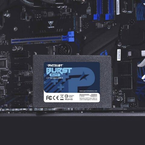 Накопитель SSD 2.5" 480GB Burst Elite Patriot (PBE480GS25SSDR) - Внутренние SSD  - Внутренние SSD 