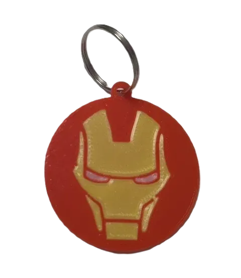 Брелок Marvel Iron-man Keychain Залізна Людина ABS пластик 5 см. - -