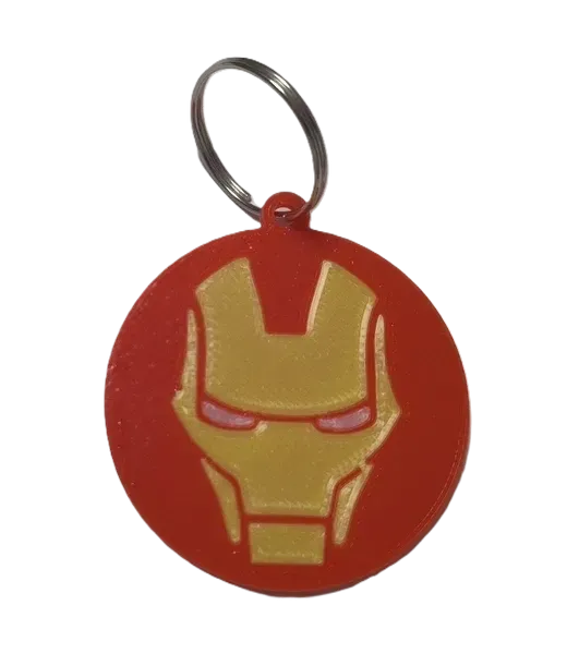 Брелок Marvel Iron-man Keychain Залізна Людина ABS пластик 5 см.