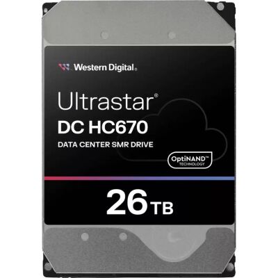 Жесткий диск 3.5" 26TB Ultrastar DC HC670 WD (0F61452 / WSH722626ALN607)