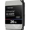 Жесткий диск 3.5" 26TB Ultrastar DC HC670 WD (0F61452 / WSH722626ALN607)