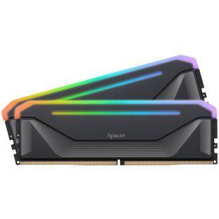Модуль памяти для компьютера DDR5 32GB (2x16GB) 6000 MHz NOX RGB Black Apacer (AH5U32G60C622NBAA-2)