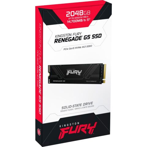 Накопитель SSD M.2 2280 2TB FURY Renegade G5 Kingston (SFYR2S/2T0) - Внутренние SSD  - Внутренние SSD 