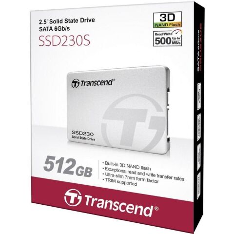 Накопитель SSD 2.5" 512GB Transcend (TS512GSSD230S) - Нулевой остаток (Feed) - Нулевой остаток (Feed)