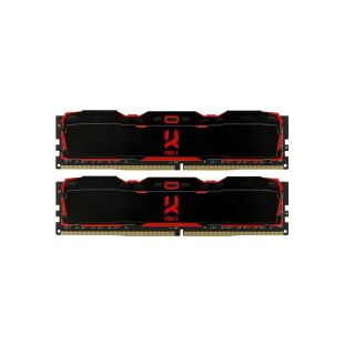 Модуль памяти для компьютера DDR4 32GB (2x16GB) 3200 MHz IRDM Black Goodram (IR-X3200D464L16A/32GDC)