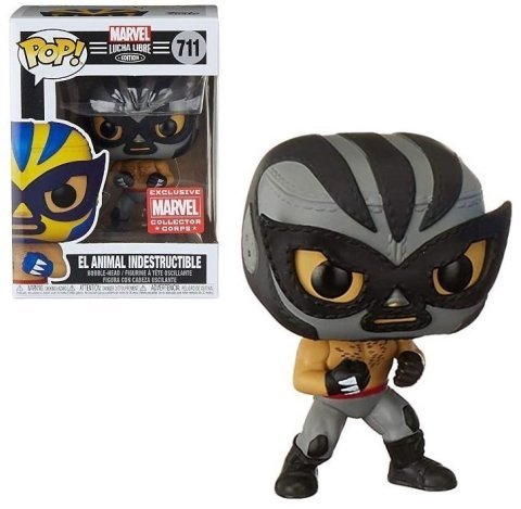 Фигурка Funko Marvel Lucha Libre El Animal Indestructible фанко (Exclusive Marvel Collector Corps) 711 -   -  