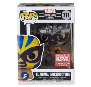 Фигурка Funko Marvel Lucha Libre El Animal Indestructible фанко (Exclusive Marvel Collector Corps) 711