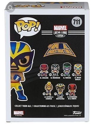 Фигурка Funko Marvel Lucha Libre El Animal Indestructible фанко (Exclusive Marvel Collector Corps) 711 -   -  