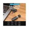 Считыватель флеш-карт Vention USB 3.0 to SD+TF Black Dual Drive Letter (CLGB0)