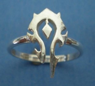 Кольцо World of warcraft Horde (gold, silver) 17,19