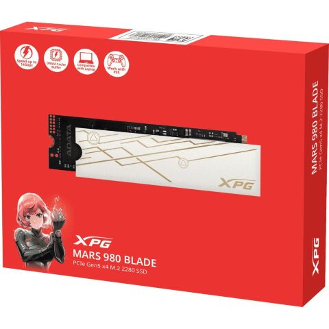 Накопитель SSD M.2 2280 4TB XPG MARS 980 BLADE ADATA (SMAR-980B-4TCS) - Внутренние SSD  - Внутренние SSD 