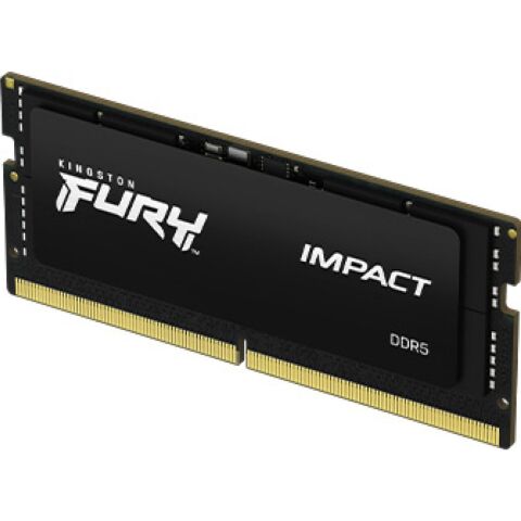 Модуль памяти для ноутбука SoDIMM DDR5 16GB 5600 MHz Impact Kingston Fury (ex.HyperX) (KF556S40IB-16) - Нулевой остаток (Feed)  - Нулевой остаток (Feed) 