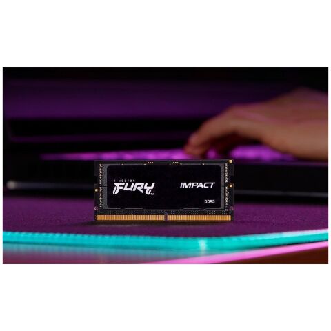 Модуль памяти для ноутбука SoDIMM DDR5 16GB 5600 MHz Impact Kingston Fury (ex.HyperX) (KF556S40IB-16) - Нулевой остаток (Feed)  - Нулевой остаток (Feed) 
