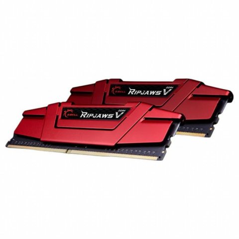 Модуль памяти для компьютера DDR4 16GB (2x8GB) 3000 MHz RipjawsV Red G.Skill (F4-3000C16D-16GVRB) - Нулевой остаток (Feed)  - Нулевой остаток (Feed) 