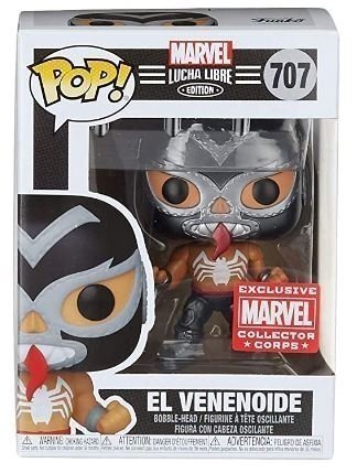 Фигурка Funko Marvel Lucha Libre Venom El Venenoide фанко (Exclusive Marvel Collector Corps) 707 -   -  