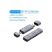Считыватель флеш-карт Vention USB 3.0 AM/USB-C to SD+TF Gray Dual Drive Letter Aluminum Alloy (CLLH0) - Кардридеры  - Кардридеры 