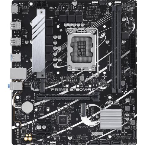 Материнская плата ASUS PRIME B760M-R D4 - Нулевой остаток (Feed)  - Нулевой остаток (Feed) 