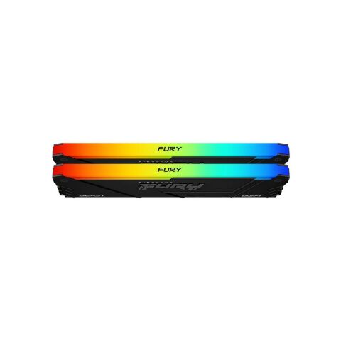 Модуль памяти для компьютера DDR4 16GB (2x8GB) 3200 MHz Beast Black Kingston Fury (ex.HyperX) (KF432C16BB2AK2/16WP) - Нулевой остаток (Feed)  - Нулевой остаток (Feed) 