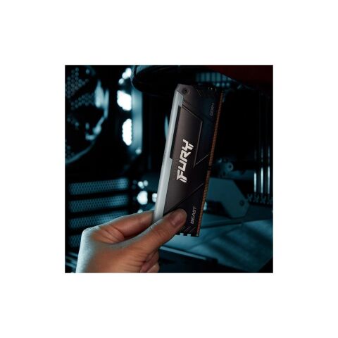 Модуль памяти для компьютера DDR4 16GB (2x8GB) 3200 MHz Beast Black Kingston Fury (ex.HyperX) (KF432C16BB2AK2/16WP) - Нулевой остаток (Feed)  - Нулевой остаток (Feed) 