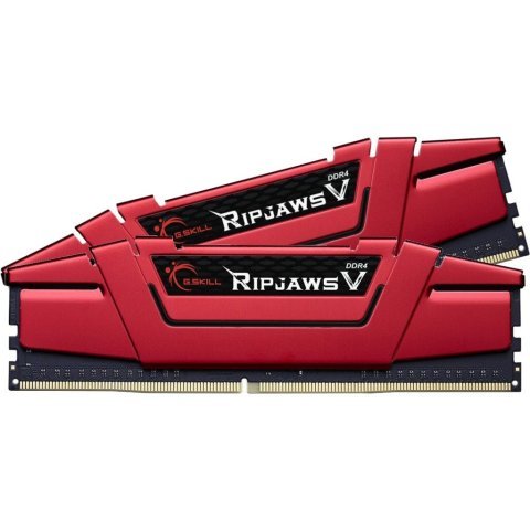 Модуль памяти для компьютера DDR4 16GB (2x8GB) 2666 MHz Ripjaws V Red G.Skill (F4-2666C19D-16GVR) - Нулевой остаток (Feed)  - Нулевой остаток (Feed) 