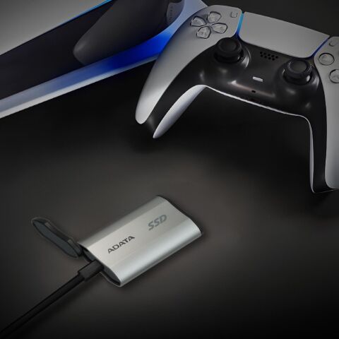 Накопитель SSD USB 3.2 4TB ADATA (SD810-4000G-CSG) - Внутренние SSD  - Внутренние SSD 