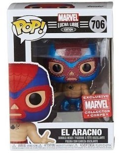Фигурка Funko Marvel Lucha Libre El Aracno SpiderMan фанко (Exclusive Marvel Collector Corps) 706