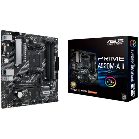 Материнская плата ASUS PRIME A520M-A II/CSM - Нулевой остаток (Feed)  - Нулевой остаток (Feed) 