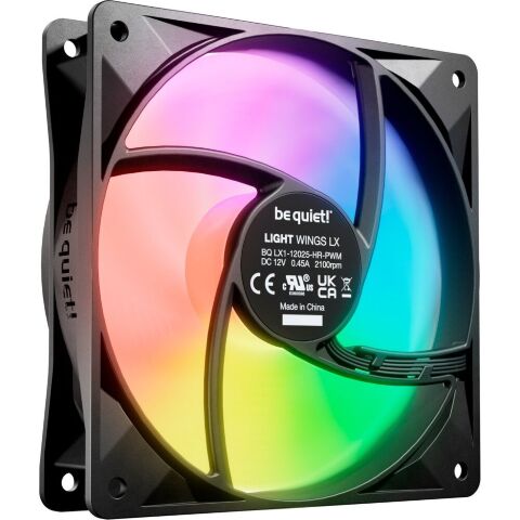 Кулер для корпуса Be quiet! LIGHT WINGS LX 120mm PWM high-speed (BL123) - Вентиляторы к корпусам  - Вентиляторы к корпусам 