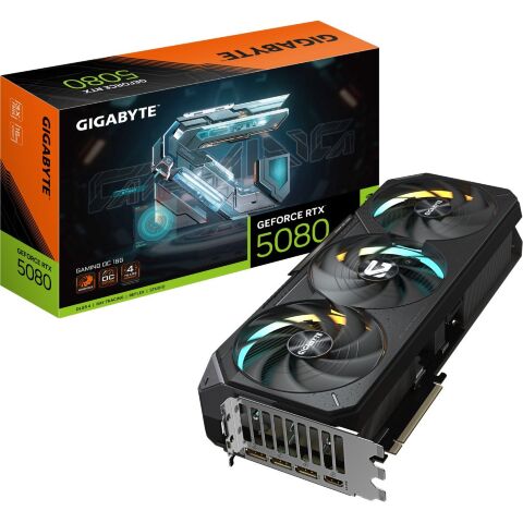 Видеокарта GIGABYTE GeForce RTX5080 16GB GAMING OC (GV-N5080GAMING OC-16GD) - Видеокарты  - Видеокарты 