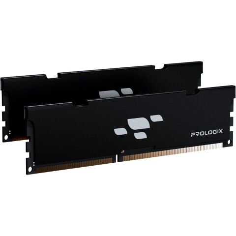 Модуль памяти для компьютера DDR4 16GB (2x8GB) 3200 MHz Black Prologix (PRO16GB3200B4K) - Нулевой остаток (Feed)  - Нулевой остаток (Feed) 