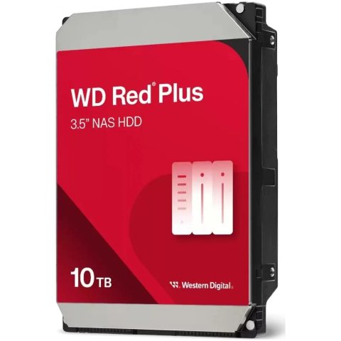 Жесткий диск 3.5" 10TB Red Plus WD (WD100EFGX) - Нулевой остаток (Feed)  - Нулевой остаток (Feed)