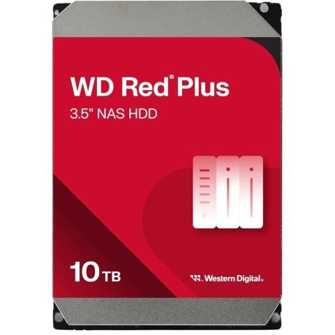Жесткий диск 3.5" 10TB Red Plus WD (WD100EFGX) - Нулевой остаток (Feed)  - Нулевой остаток (Feed)