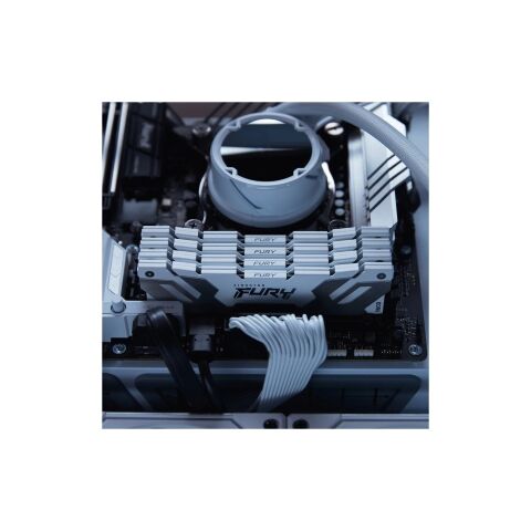 Модуль памяти для компьютера DDR5 32GB (2x16GB) 8000 MHz Renegade White Kingston Fury (ex.HyperX) (KF580C38RWK2-32) - Нулевой остаток (Feed)  - Нулевой остаток (Feed) 