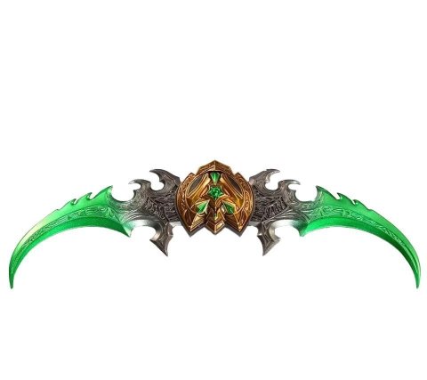 Игрушка World of Warcraft Warglaive Of Azzinoth Клинки Аззинота метал 21 см. -   -
