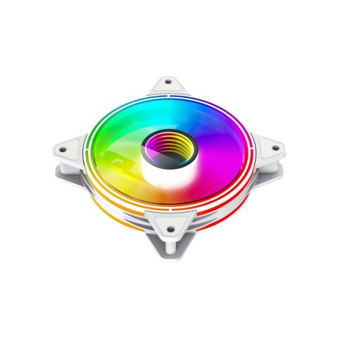 Кулер для корпуса Gamemax FN-12Rainbow-Q-Infinity WT - Нулевой остаток (Feed)  - Нулевой остаток (Feed) 