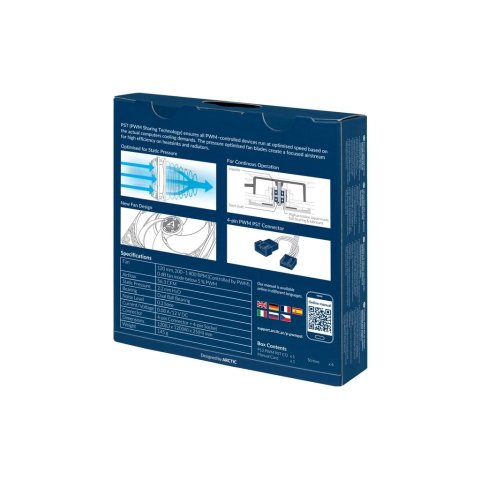 Кулер для корпуса Arctic P12 PWM PST CO (ACFAN00121A) - Нулевой остаток (Feed) - Нулевой остаток (Feed)