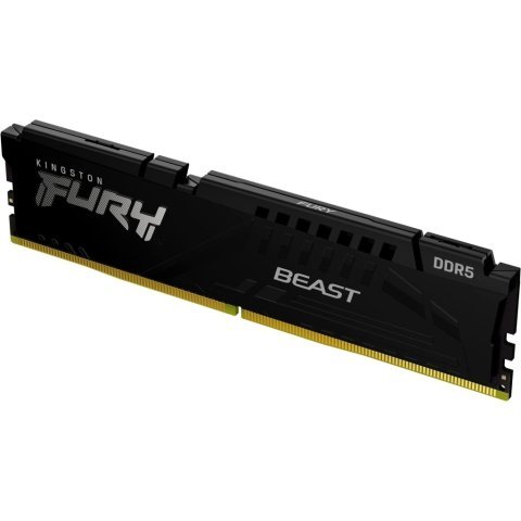 Модуль памяти для компьютера DDR5 32GB 5600 MHz Beast Black EXPO Kingston Fury (ex.HyperX) (KF556C36BBE-32) - Нулевой остаток (Feed)  - Нулевой остаток (Feed) 